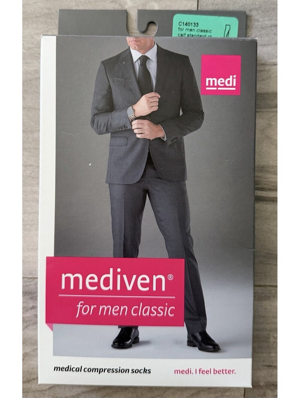 Mediven For Men Classic 20-30 mmHg - Calf High Compression Stockings Tan Sz III